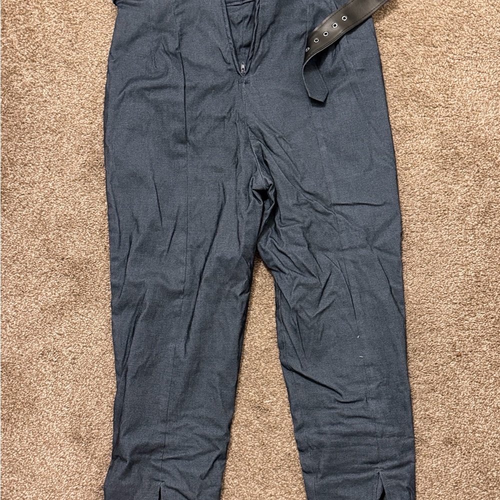 Vixen by Micheline Pitt Blue Capris - Picture 2 of 2